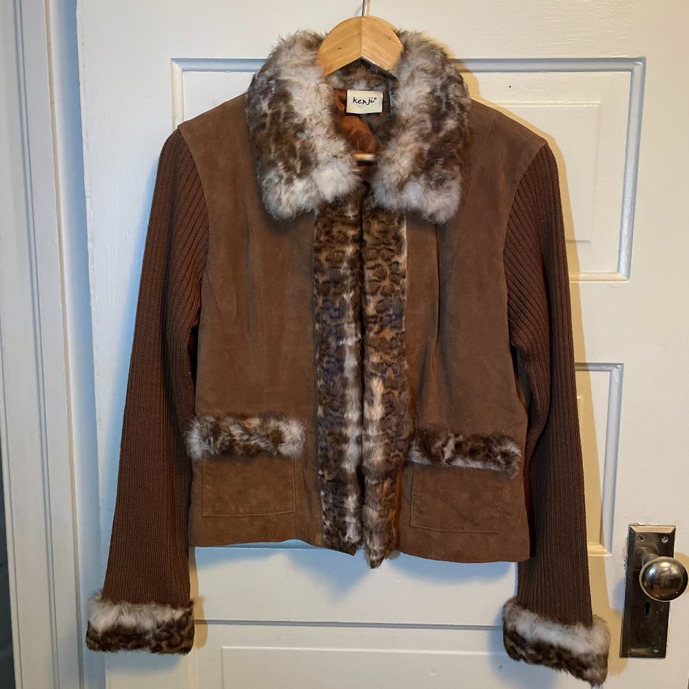 Leather & Fur Jacket - Picture 2 of 8